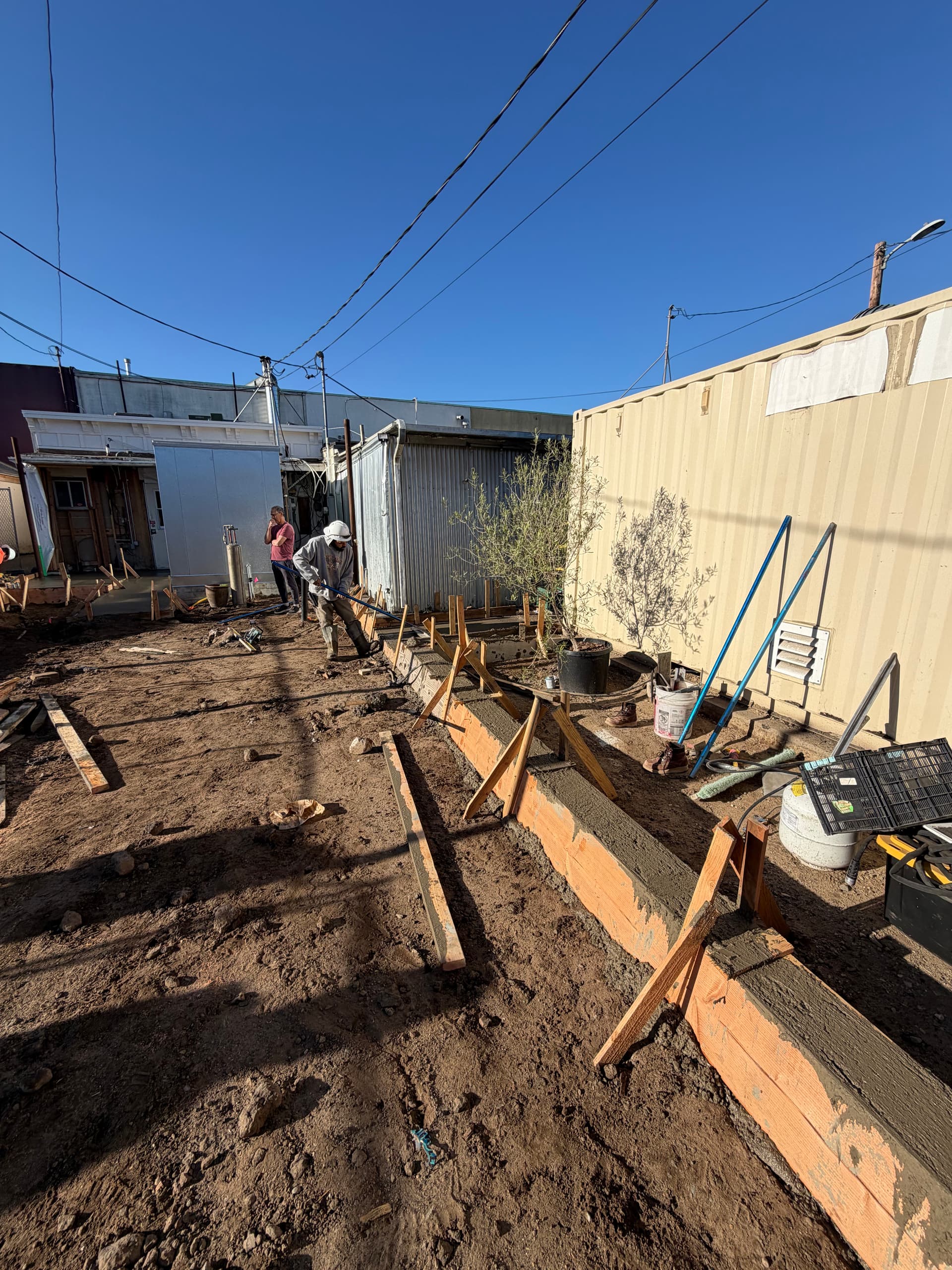 Restaurant Kitchen and Courtyard Build Taking Shape image