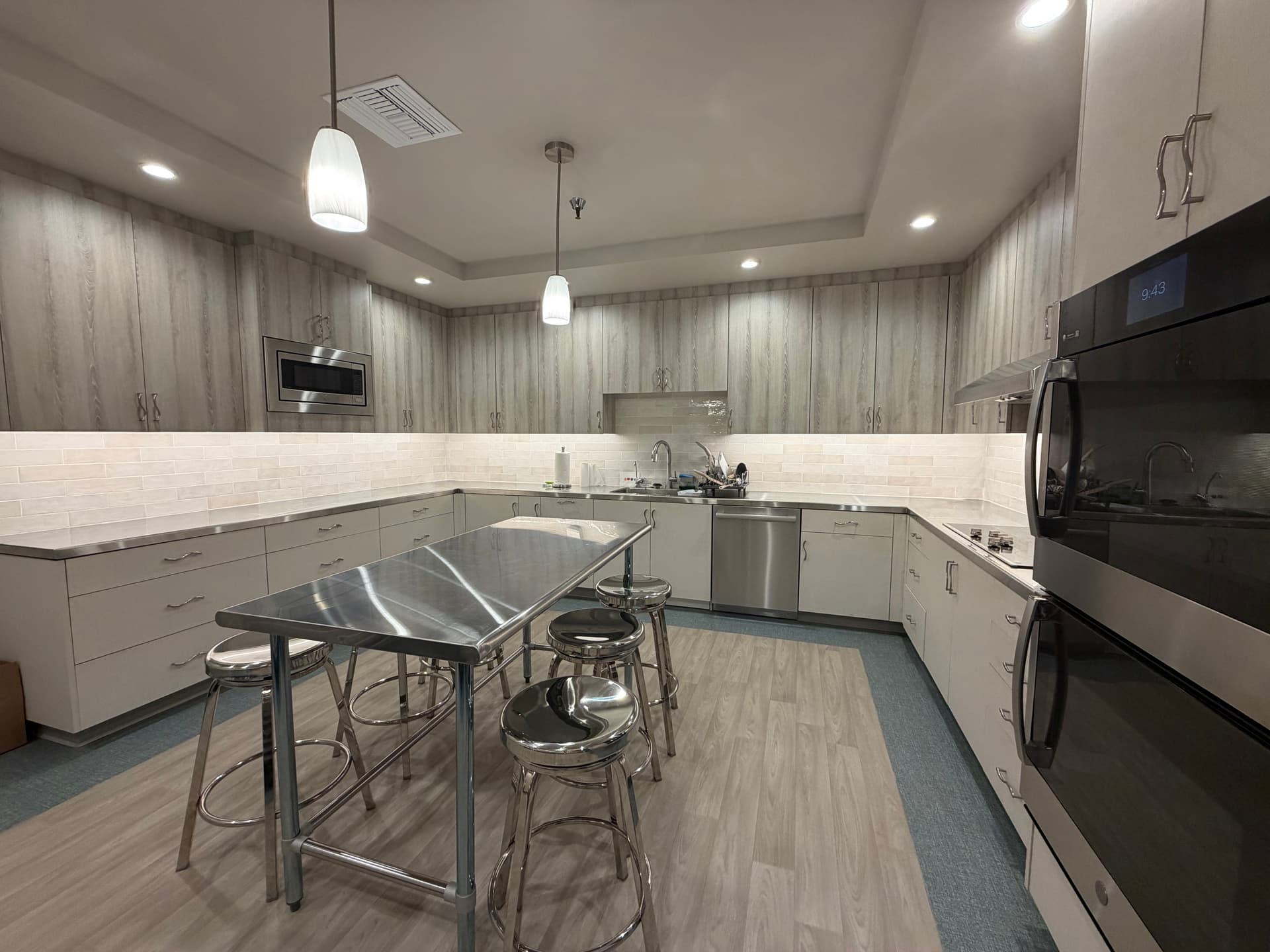 Gallery photos for Sleek Commercial Kitchen Transformation: Image #1